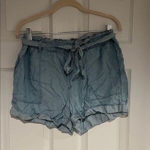 Aerie Light Blue High Waist Women's Shorts